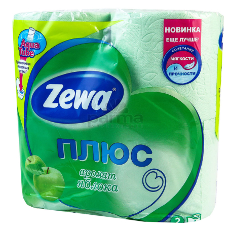 Туалетная бумага `Zewa Plus` 4 шт