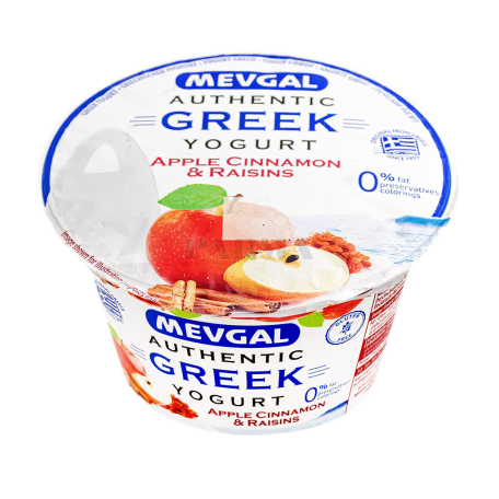 Յոգուրտ «Mevgal Greek» խնձոր, դարչին, չամիչ 0% 150գ