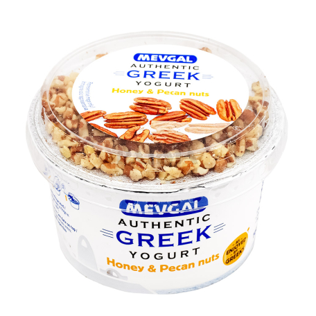 Յոգուրտ «Mevgal Greek» մեղր, պեկան ընկույզ 0% 160գ
