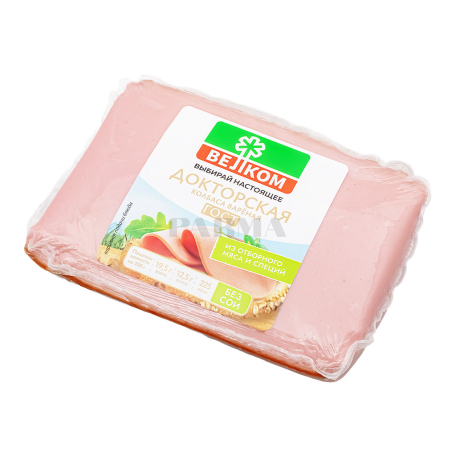 Колбаса "Велком" вареная, докторская 500г