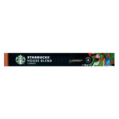 Кофе капсулы "Nespresso Starbucks House Blend Lungo" 52г