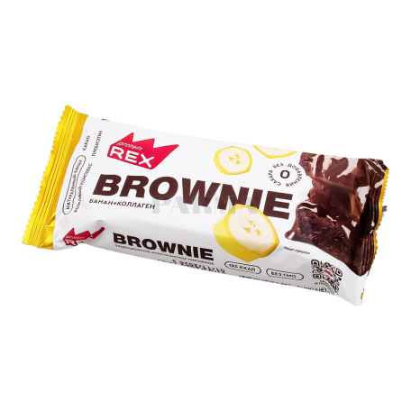 Cookies "Rex" brownie, banana, sugar free 50g