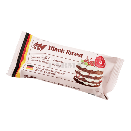 Խմորեղեն «Rex Black Forest Protein» բալ, առանց շաքար 40գ