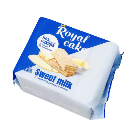 Վաֆլի «Royal Cake» խտացրած կաթ, առանց շաքար 120գ
