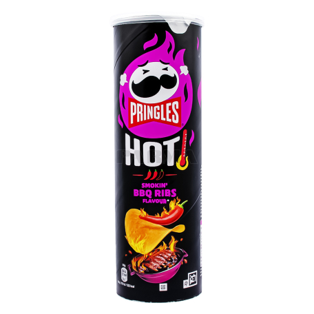 Չիպս «Pringles» խորոված, կծու պղպեղ 160գ
