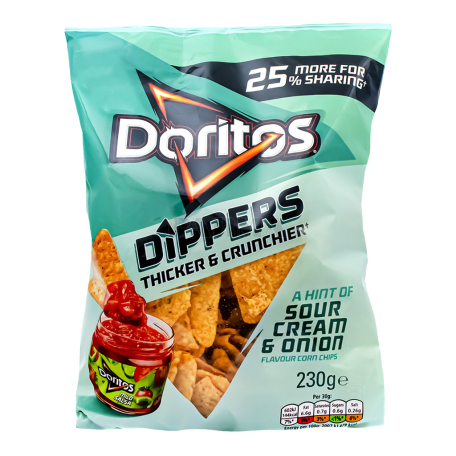 Չիպս «Doritos Dippers» թթվասեր, սոխ 230գ