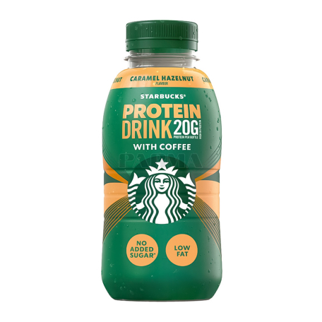 Ըմպելիք սպիտակուցային «Starbucks Protein Caramel Hazelnut» 330մլ