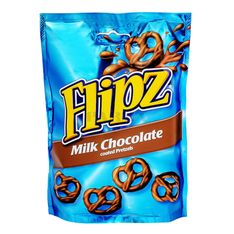 Բրեցել «Flipz» կաթնային շոկոլադ 90գ