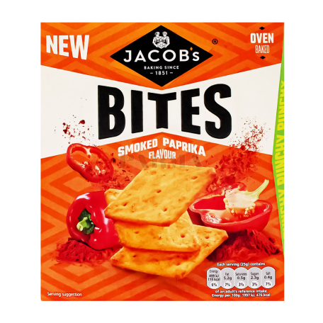 Կրեկեր «Jacob`s Bites» պապրիկա 125գ