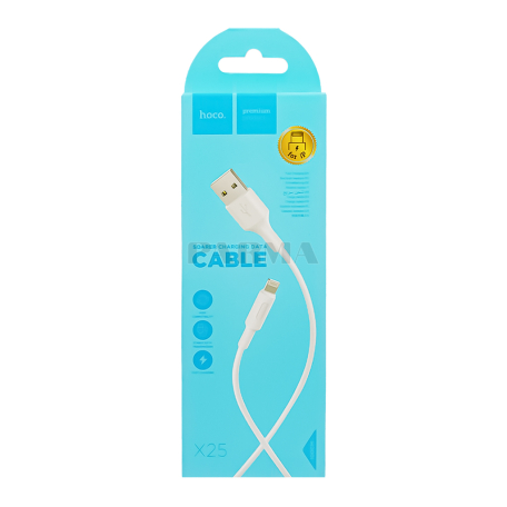 Зарядный кабель "Hoco USB-iP 2A X25" 1м