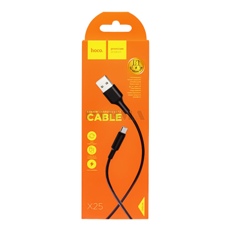 Зарядный кабель "Hoco USB–Micro USB X25" 1м