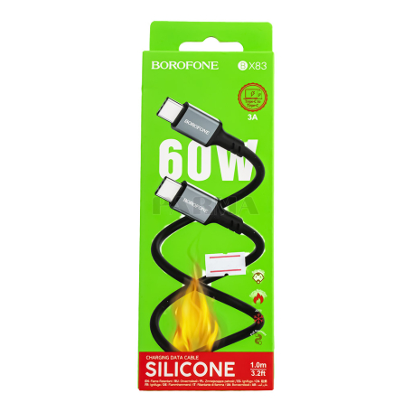 Լիցքավորման մալուխ «Borofone Type-C 60W BX83» 1մ