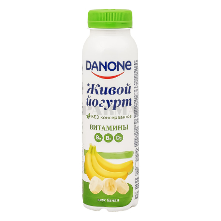 Йогурт питьевой "Danone" банан 1.2% 270г