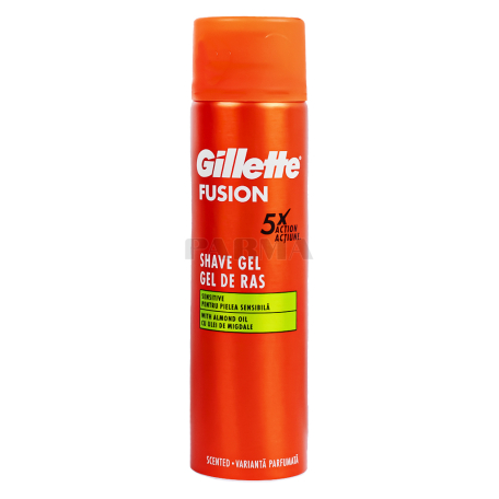 Գել սափրվելու «Gillette Fusion Sensitive» նշի յուղ 200մլ