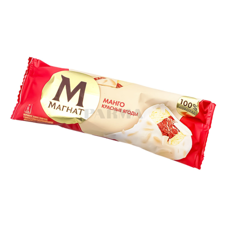 Պաղպաղակ «Магнат» էսկիմո, մանգո, կարմիր հատապտուղներ 74գ