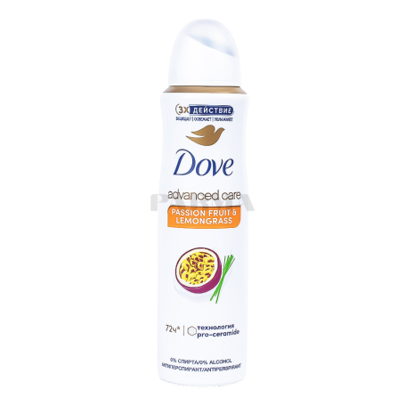 Antiperspirant "Dove" passion fruit, lemongrass 150ml