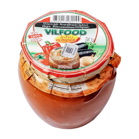 Խավիար սմբուկի «Vilfood» կծու 500գ