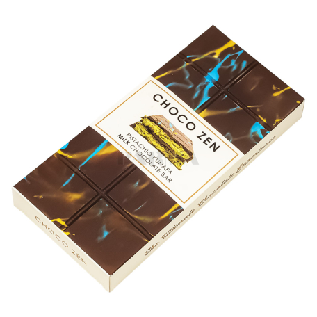 Շոկոլադե սալիկ «Choco Zen» պիստակ, քնաֆե 190գ