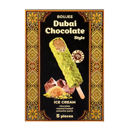 Պաղպաղակ «Boujee» պիստակի կրեմ, Ղադեիֆ, շոկոլադ 5x45գ
