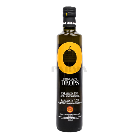 Ձեթ ձիթապտղի «Drops Kalamata P.D.O. Extra Vergine» 500մլ