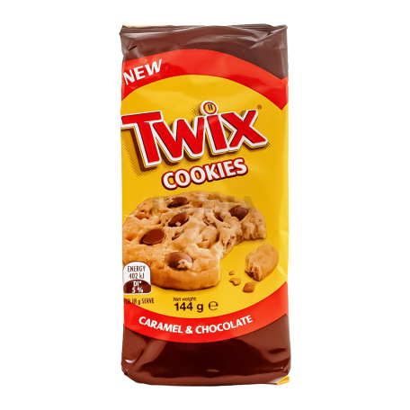 Cookies "Twix Caramel Centres" 144g