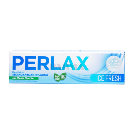 Зубная паста "Perlax" отбеливающий, ледяная мята 75мл
