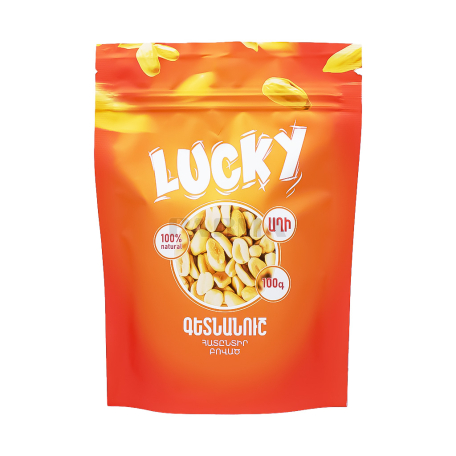 Գետնանուշ «Lucky» բոված, աղով 100գ