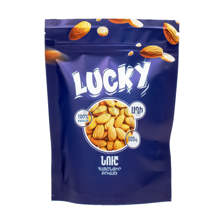 Նուշ «Lucky» բոված, աղով 100գ