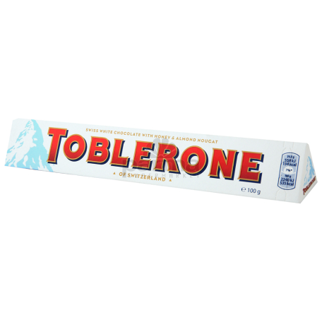 Շոկոլադե սալիկ «Toblerone» սպիտակ 100գ