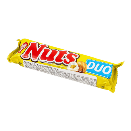 Բատոն «Nestle Nuts Duo» պնդուկով 66գ