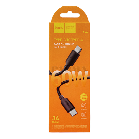 Зарядный кабель "Hoco Type-C 3A 60W X96" 1м