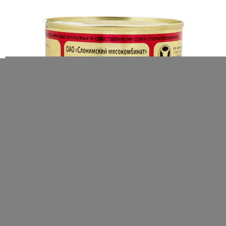 Canned beef "Slonimski MK" stewed 338g