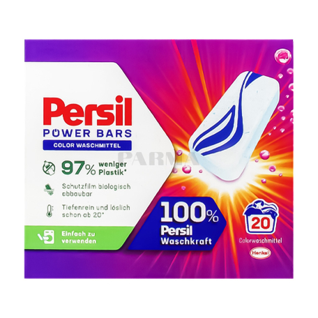Таблетки для стиральной машины "Persil" автомат, цветные 20шт 590г
