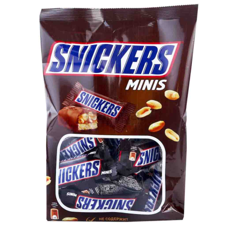 Շոկոլադե կոնֆետներ «Snickers Minis» 198գ