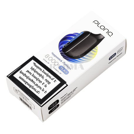 Ծխախոտ էլեկտրական «Plonq Max 8000» հապալաս, կիտրոն