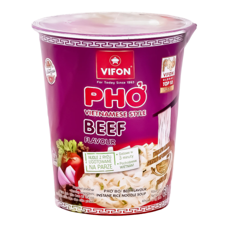 Լապշա «Vifon Pho» բրնձի, տավաի միս 60գ