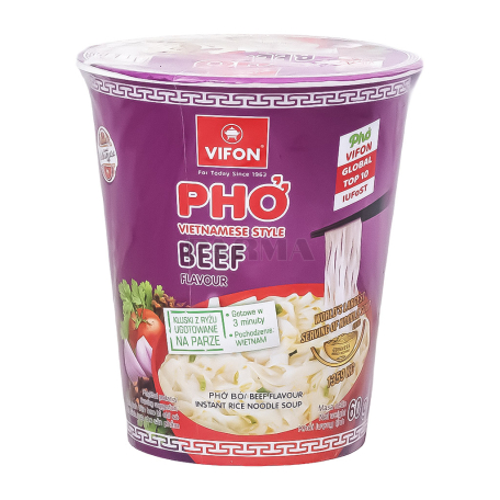 Լապշա «Vifon Pho» բրնձի, տավաի միս 60գ