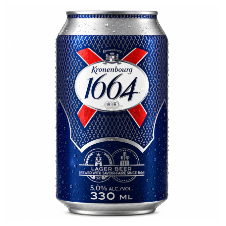 Beer "Kronenbourg Lager" light 330ml