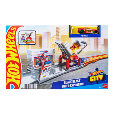 Խաղալիք «Hot Wheels City Blaze Blast Super Explosion»