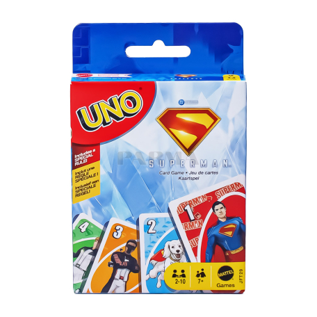 Խաղային քարտեր «UNO Superman»