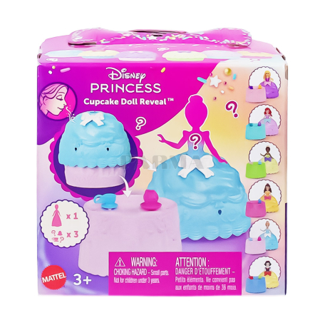 Խաղալիք «Disney Princess Cupcake Doll Reveal»