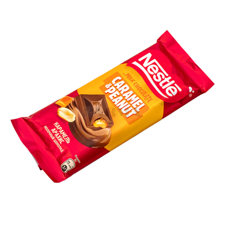 Chocolate bar "Nestle" milk, caramel, peanut 72g