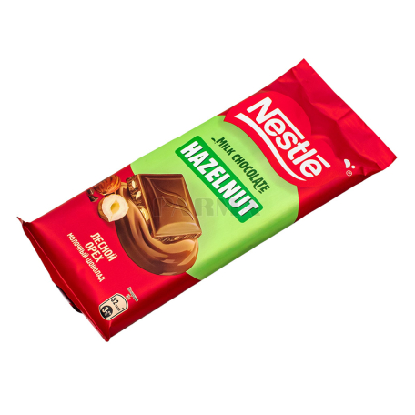 Chocolate bar "Nestle" milk, hazelnut 75g