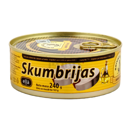 Canned scomber "Brivais" with vegetable oil 240g