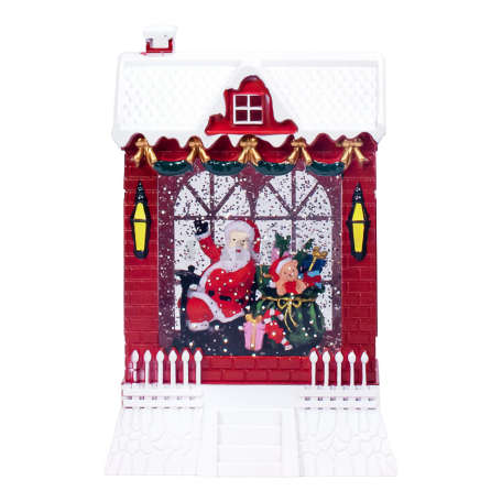 Новогодняя композиция домик