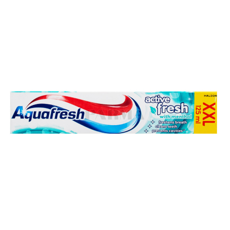 Зубная паста "Aquafresh" отбеливающий, ментол 125мл