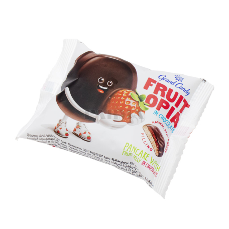 Biscuit pancakes "Grand Candy Fruitopia" strawberry 30g