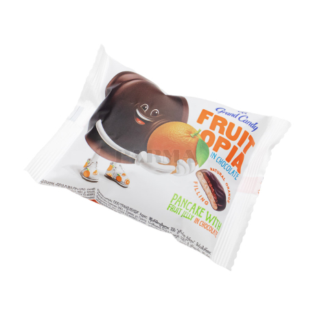 Biscuit pancakes "Grand Candy Fruitopia" orange 30g