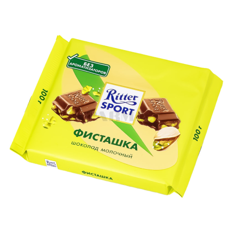 Chocolate bar "Ritter Sport" milk, pistachio 100g