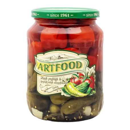 Մարինացված լոլիկ և կորնիշոն «Արտֆուդ» 700գ